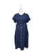 A Navy Short Sleeve Dresses from Dear in size Maternity-S for maternity. (Front View)