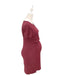 A Burgundy Short Sleeve Dresses from Mothercot in size Maternity-S for maternity. (Back View)
