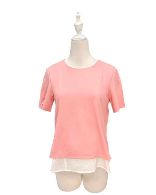 A Pink Short Sleeve Tops from Dear in size Maternity-S for maternity. (Front View)