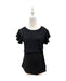 A Black Short Sleeve Tops from Mothercot in size Maternity-S for maternity. (Front View)