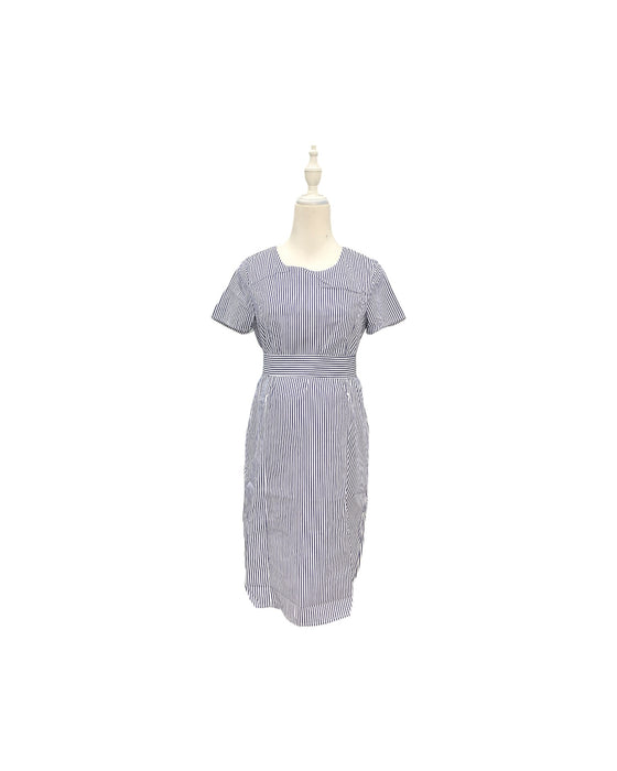 A Blue Short Sleeve Dresses from Dear in size Maternity-S for maternity. (Front View)