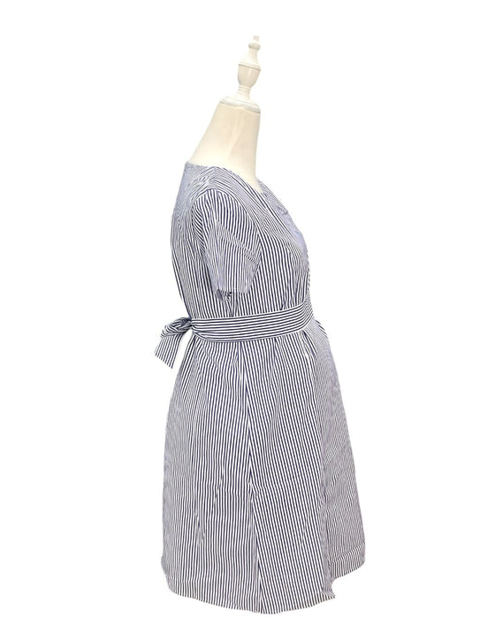 A Blue Short Sleeve Dresses from Dear in size Maternity-S for maternity. (Back View)