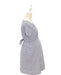 A Blue Short Sleeve Dresses from Dear in size Maternity-S for maternity. (Back View)
