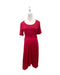 A Red Short Sleeve Dresses from Mothercot in size Maternity-S for maternity. (Front View)