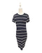 A Navy Short Sleeve Dresses from Mothercot in size Maternity-S for maternity. (Front View)