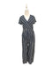 A Navy Short Sleeve Jumpsuits from Jump Eat Cry in size Maternity-S for maternity. (Front View)