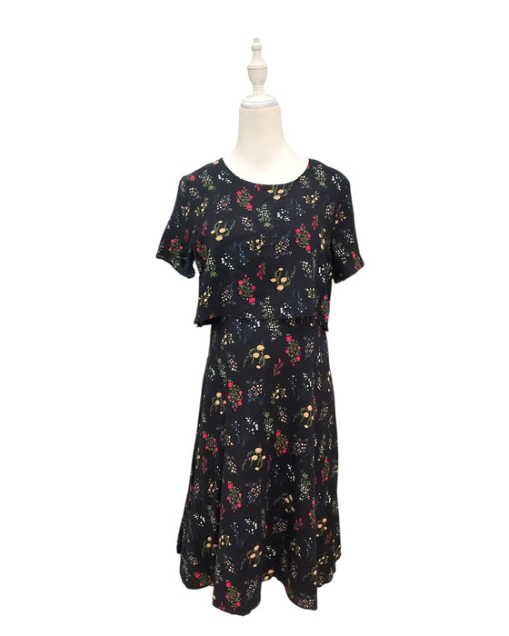 A Black Short Sleeve Dresses from Dear in size Maternity-M for maternity. (Front View)