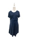 A Navy Short Sleeve Dresses from Mothercot in size Maternity-S for maternity. (Front View)