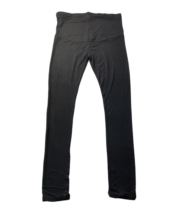 A Black Leggings from Mothercot in size Maternity-S for maternity. (Front View)