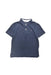 A Navy Short Sleeve Polos from Tommy Hilfiger in size 6T for boy. (Front View)