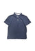 A Navy Short Sleeve Polos from Tommy Hilfiger in size 6T for boy. (Front View)