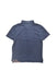 A Navy Short Sleeve Polos from Tommy Hilfiger in size 6T for boy. (Back View)