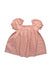 A Pink Short Sleeve Dresses from Gingersnaps in size 3T for girl. (Front View)