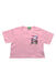 A Pink Short Sleeve T Shirts from United Colors Of Benetton in size 9Y for girl. (Front View)