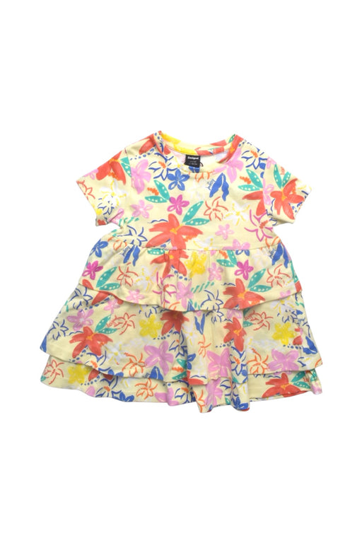 A Multicolour Short Sleeve Dresses from Desigual in size 3T for girl. (Front View)