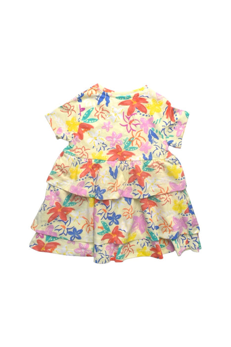 A Multicolour Short Sleeve Dresses from Desigual in size 3T for girl. (Back View)
