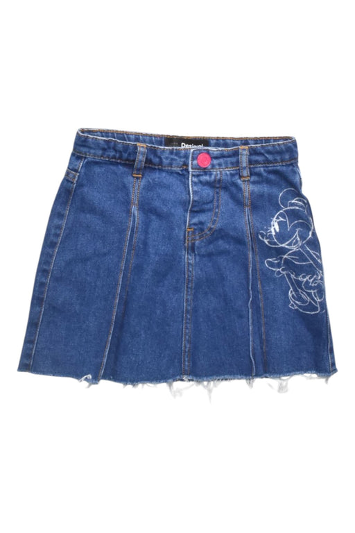 A Blue Short Skirts from Desigual in size 5T for girl. (Front View)