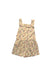 A Multicolour Sleeveless Rompers from Petit Bateau in size 3T for girl. (Front View)