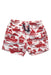 A Red Swim Shorts from Petit Bateau in size 6-12M for boy. (Front View)