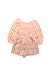 A Pink Long Sleeve Rompers from Seed in size 6T for girl. (Front View)
