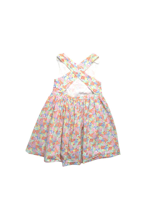 A Multicolour Sleeveless Dresses from Boden in size 6T for girl. (Back View)