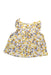 A Yellow Sleeveless Tops from Petit Bateau in size 12-18M for girl. (Back View)