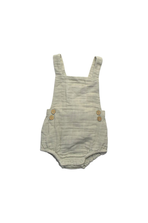 A Beige Overall Shorts from Jamie Kay in size 6-12M for girl. (Front View)