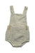 A Beige Overall Shorts from Jamie Kay in size 6-12M for girl. (Front View)