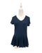A Navy Short Sleeve Tops from Jump Eat Cry in size Maternity-S for maternity. (Front View)