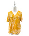 A Yellow Short Sleeve Tops from Dear in size Maternity-S for maternity. (Front View)