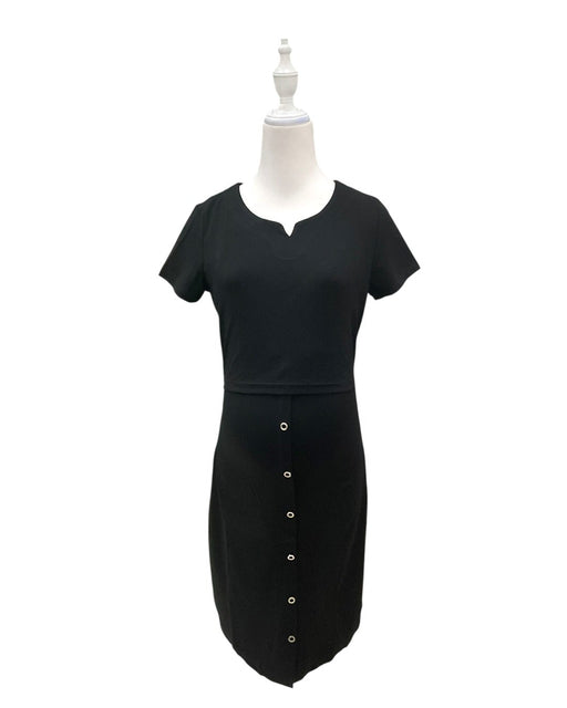 A Black Short Sleeve Dresses from Jump Eat Cry in size Maternity-S for maternity. (Front View)