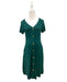 A Green Short Sleeve Dresses from Mothercot in size Maternity-S for maternity. (Front View)