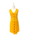 A Yellow Sleeveless Dresses from Mothercot in size Maternity-S for maternity. (Front View)