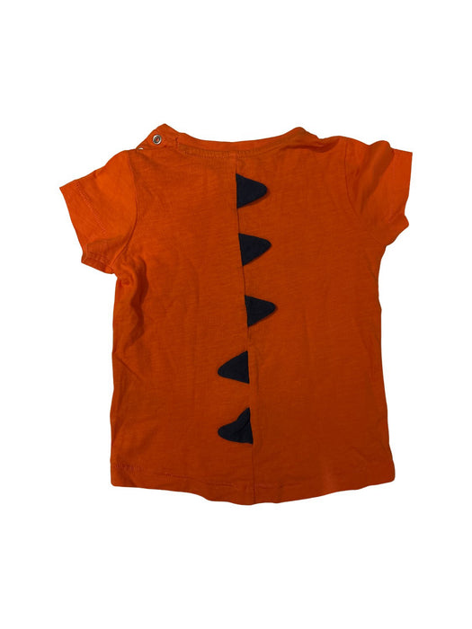 A Orange Short Sleeve T Shirts from Mothercare in size 6-12M for boy. (Back View)