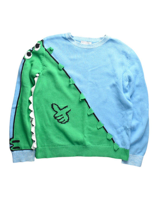 A Blue Knit Sweaters from Stella McCartney in size 12Y for boy. (Front View)
