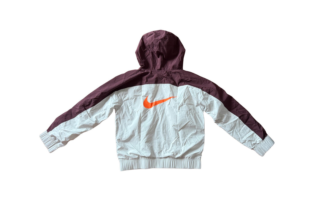 A White Rain Jackets from Nike in size M for neutral. (Back View)