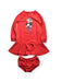 A Red Long Sleeve Dresses from Ralph Lauren in size 18-24M for girl. (Front View)