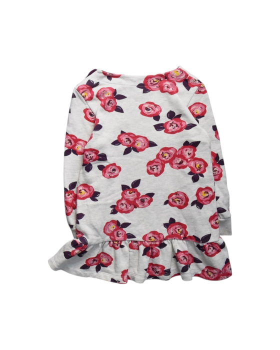 A White Long Sleeve Dresses from Petit Bateau in size 4T for girl. (Back View)