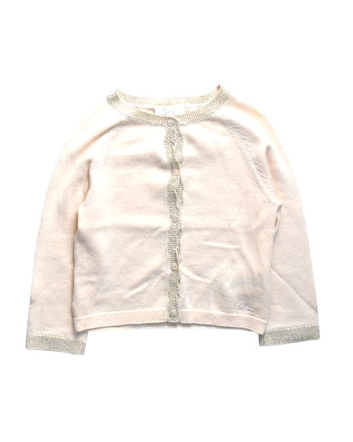 A Ivory Cardigans from Chloe in size 2T for girl. (Front View)
