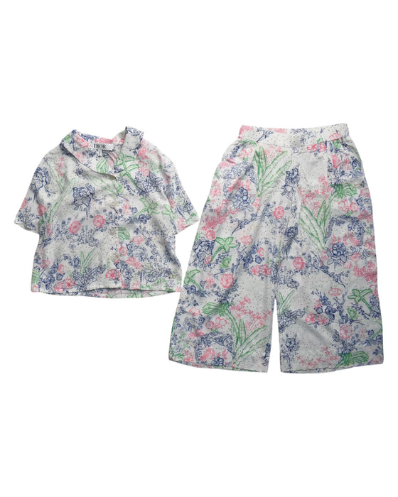 A Multicolour Pants Sets from Dior in size 4T for girl. (Front View)