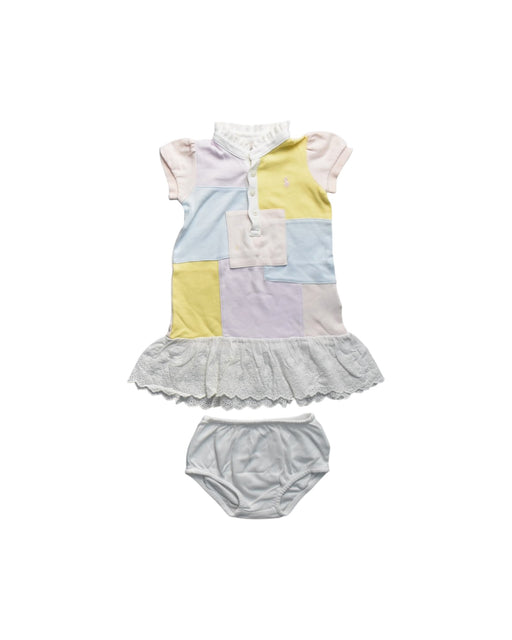 A Multicolour Dress Sets from Ralph Lauren in size 6-12M for girl. (Front View)