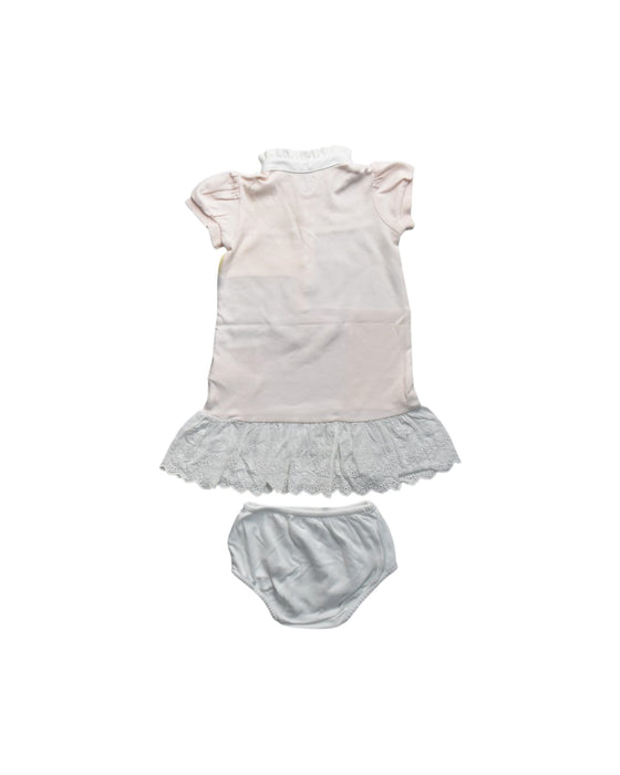 A Multicolour Dress Sets from Ralph Lauren in size 6-12M for girl. (Back View)