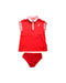 A Red Shorts Sets from Ferrari in size 12-18M for girl. (Front View)