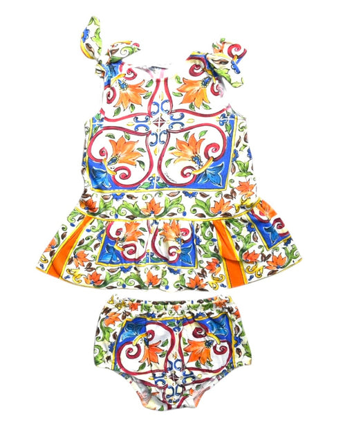 A Multicolour Skirt Sets from Dolce & Gabbana in size 6-12M for girl. (Front View)