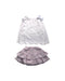 A Pink Skirt Sets from Mezzo Piano in size 3T for girl. (Back View)