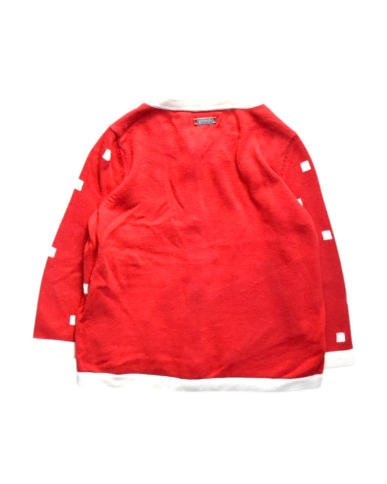 A Red Cardigans from Ferrari in size 6-12M for girl. (Back View)
