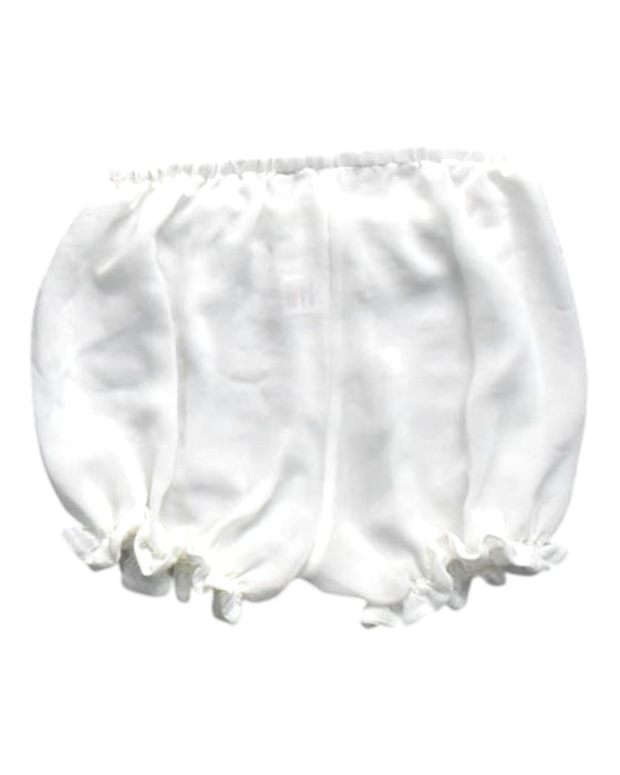 A White Bloomers from Dior in size 18-24M for girl. (Back View)