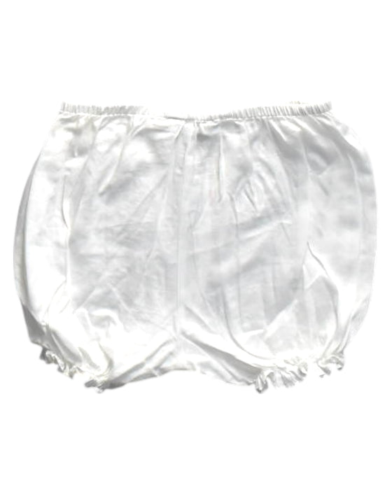 A White Bloomers from Dior in size 18-24M for girl. (Back View)