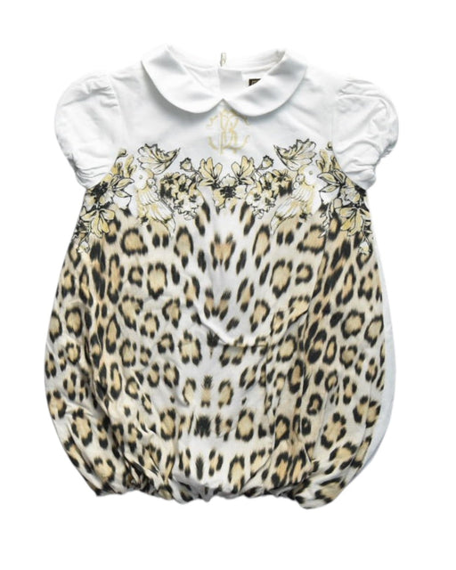 A Beige Short Sleeve Dresses from Roberto Cavalli in size 2T for girl. (Front View)