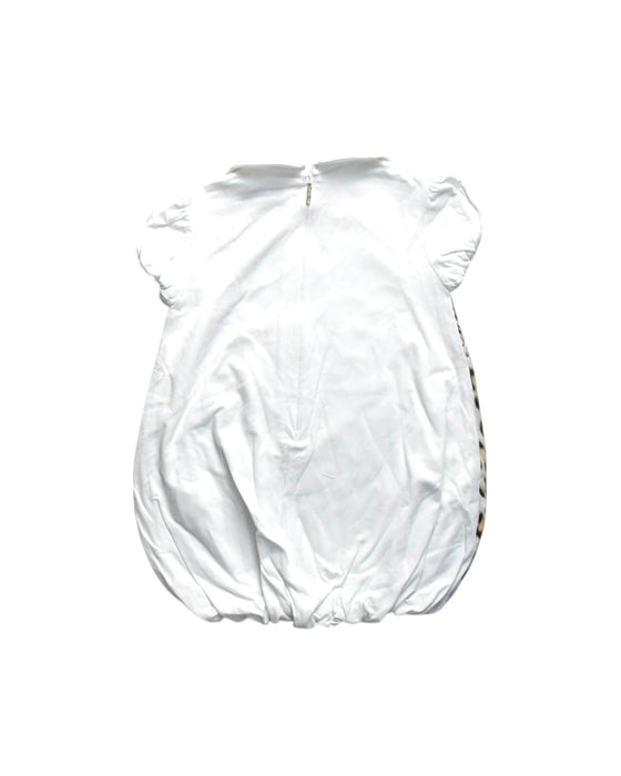 A Beige Short Sleeve Rompers from Roberto Cavalli in size 2T for girl. (Back View)